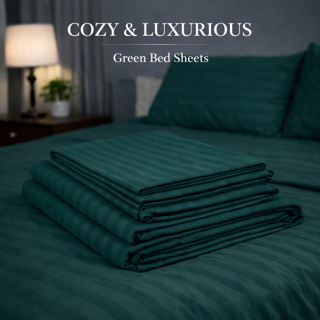 Hotel Grade Bed Sheets Green